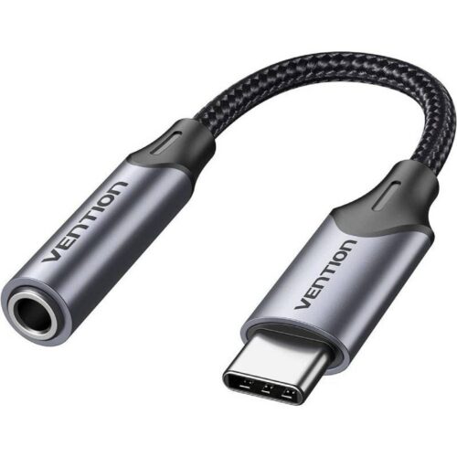 art_ven-adp20bgmha_1 Adaptador USB-C a Jack 3.5mm Vention BGMHA - Audio de Alta Fidelidad