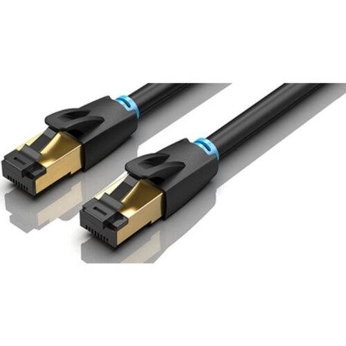 art_ven-cab20ikabq_1 Cable de Red RJ45 SFTP Vention Cat.8 - 20m - 40Gbps - Negro - Alta Velocidad