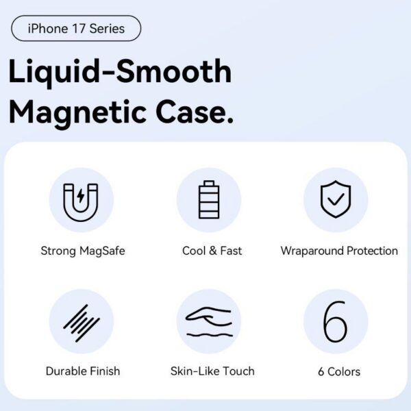 art_ven-funda20kvcncb-10_2 Funda Silicona con Magsafe Vention KVCNCB-10/ Compatible con iPhone 17/ Beige