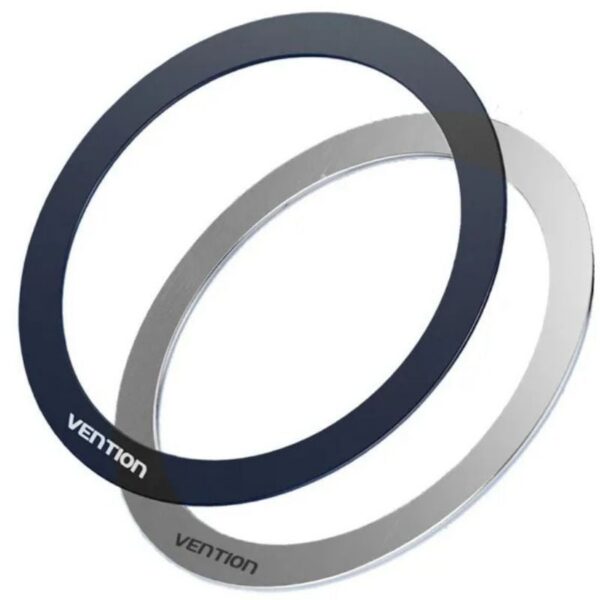 art_ven-sop20kqob0_1 Pack 2 Pegatinas Universales para Anillos de Metal Magnéticos Vention KQOB0/ Compatible con Smartphones