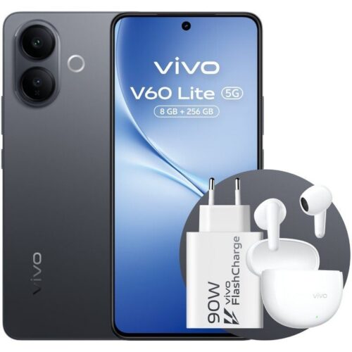 art_vivo-sp20v6020li205g208-25620bk20b_1 Smartphone Vivo V60 Lite 8GB/ 256GB/ 6.77"/ 5G/ Negro/ Incluye Cargador 90W y Buds