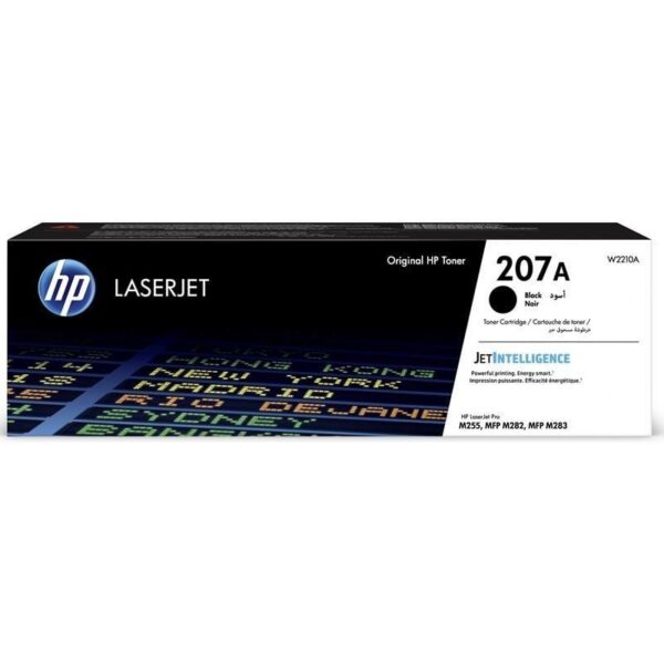Tóner Original HP 207A Negro - 1350 Páginas - Compatible con HP Color LaserJet Pro