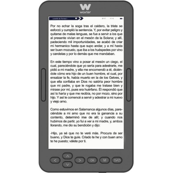art_wox-ebook20scriba2019520s20bk_2 Libro Electrónico Ebook Woxter Scriba 195 S/ 4.7"/ Tinta Electrónica/ Negro