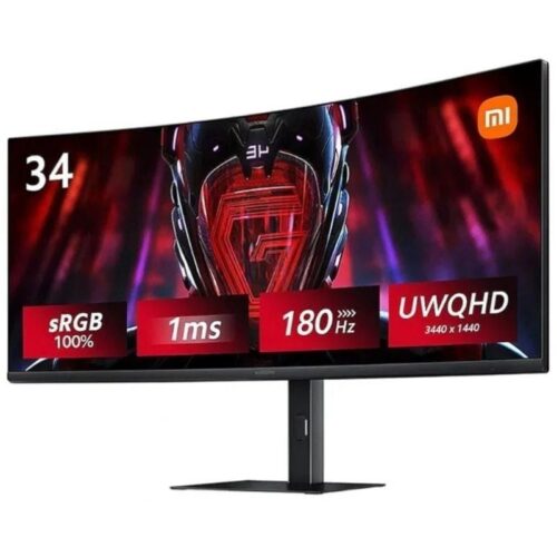 art_xia-m20curv20g20mon20g34wqi_1 Monitor Gaming Curvo Xiaomi Curved Gaming Monitor G34WQi 34"/ WQHD/ 1ms/ 180Hz/ Negro