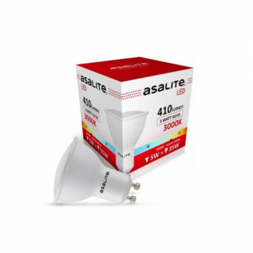Bombilla LED Asalite GU10 5W 410Lm 3000K IP20 [ASAL-0028]