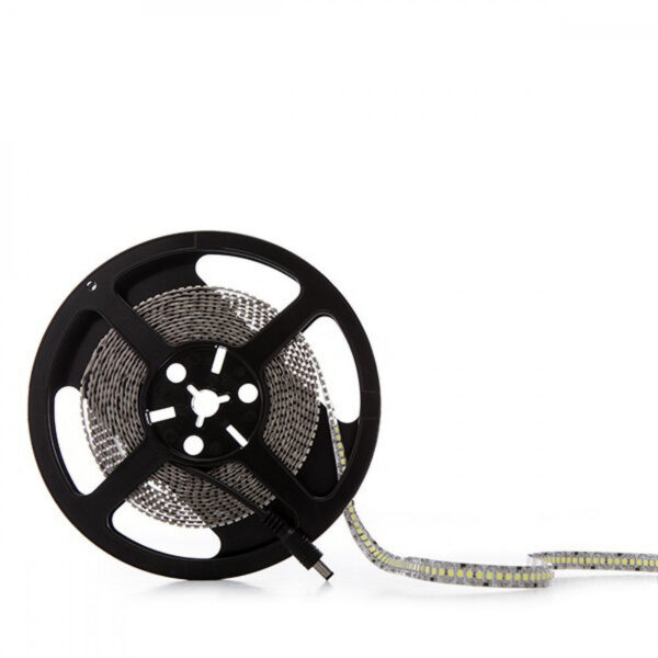 Tira de 240 LEDs 72W 4.000Lm CRI85 6000ºK SMD3528 12VDC IP25 x5M 40.000H [CA-240-3528-12V-IP25-CW