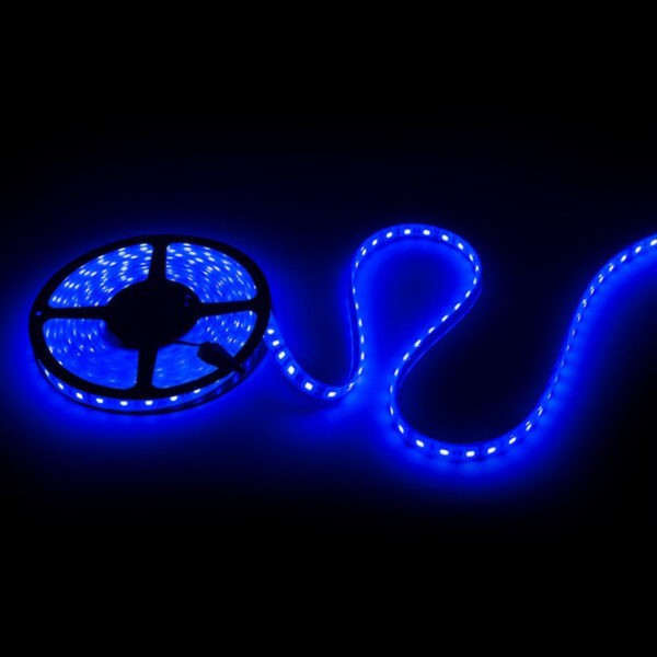 Tira de 60 LEDs 72W 4.000Lm CRI85 6000ºK SMD5050 12VDC IP68 Sumergible x5M 40.000H [CA-5050-12V-IP68-CW]-Blanco Frío