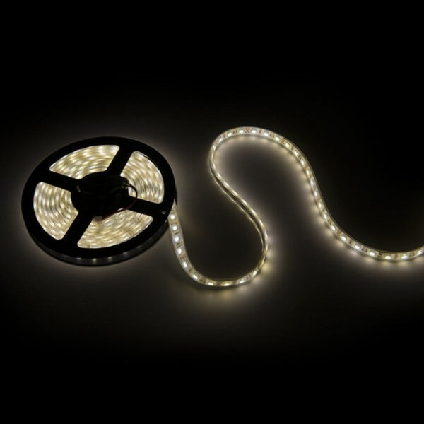 Tira de 60 LEDs 72W 4.000Lm CRI85 6000ºK SMD5050 12VDC IP68 Sumergible x5M 40.000H [CA-5050-12V-IP68-CW]-Blanco Frío