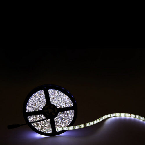 Tira de 300 LEDs 60W 7.000Lm CRI85 6000ºK SMD5050 24VDC IP65 x5M 40.000H [CA-5050-60-24-IP65-CW]-Blanco Frío