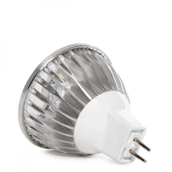Bombilla LED GU5,3 4W 300Lm 6000ºK MR16 24V Epistar 40.000H [CA-MR16-24V-4W-CW]