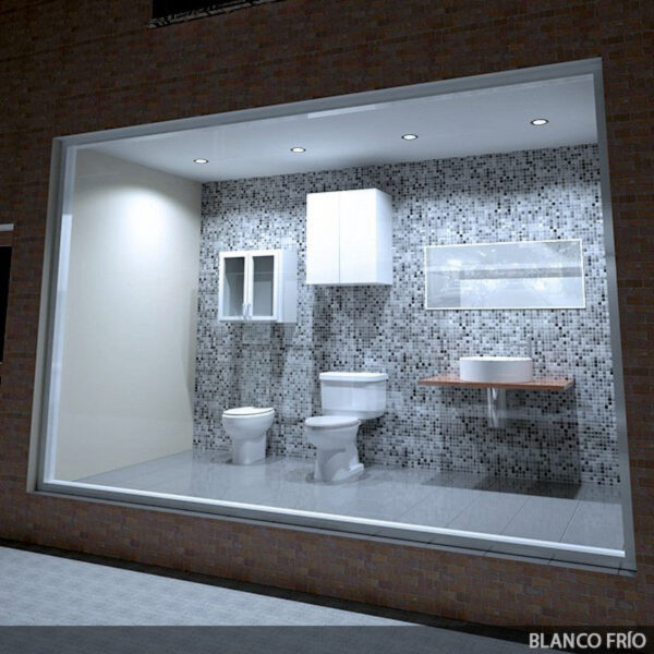 Placa LED 6W 600Lm 6000ºK Circular Niquel Satinado 50.000H [GL-CL-R6N-CW]