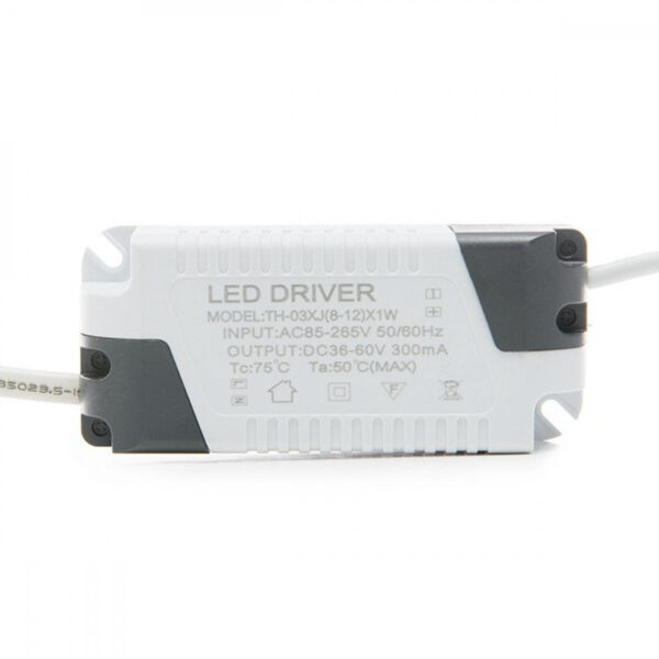 Placa LED 12W 1200Lm 6000ºK Cuadrada Niquel Satinado 50.000H [GL-CL-S12N-CW]
