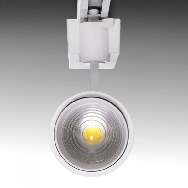 Foco de Carril LED 30W 2.700Lm CRI90 6000ºK "Athena" Monofásico Apertura Variable 50.000H [GMD-FTL03-M-30-CW]
