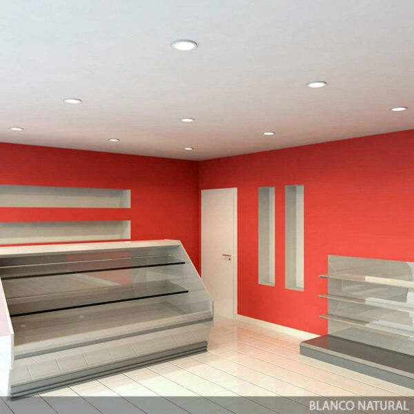 Foco Downlight LED 12W 1200Lm 6000ºK Circular   Cristal Ø160Mm 40.000H [GR-MB01-12W-CW]