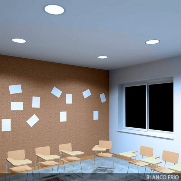 Placa LED 25W 2500Lm 6000ºK Circular 40.000H [GR-RDP16-25W-PL-CW]