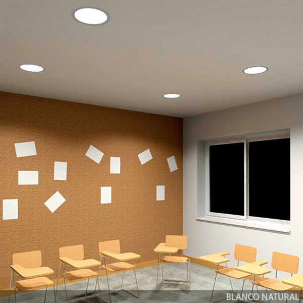 Placa LED 25W 2500Lm 6000ºK Circular 40.000H [GR-RDP16-25W-PL-CW]