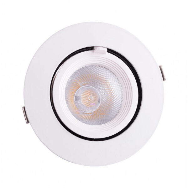 Foco Downlight LED 15W 2550Lm 4000ºK Circular Orientable 40.000H [HO-COB-C-OR-15W-W]