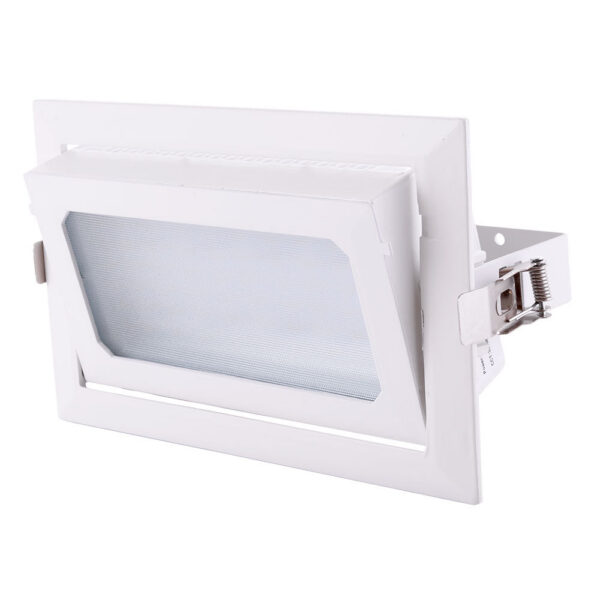 Foco Downlight LED 30W 5000Lm 4000ºK Rectangular Orientable 40.000H [HO-COB-R-OR-30W-W]