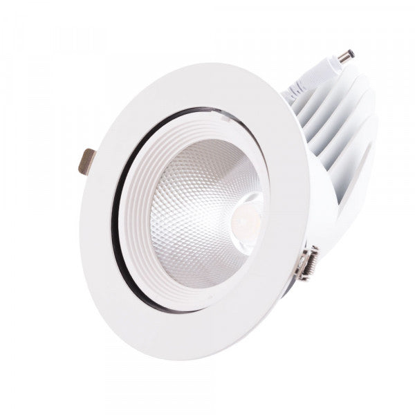 Foco Downlight LED 30W 5000Lm 4000ºK Rectangular Orientable 40.000H [HO-COB-R-OR-30W-W]
