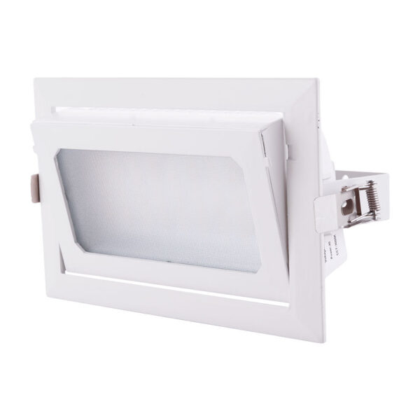 Foco Downlight LED 40W 6600Lm 4000ºK Rectangular Orientable 40.000H [HO-COB-R-OR-40W-W]