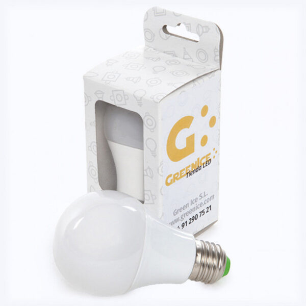 Bombilla LED E27 9W 810Lm 810Lm Estuche Personalizado 40.000H [HO-ED-B3-E27-9W-CW-EP03]