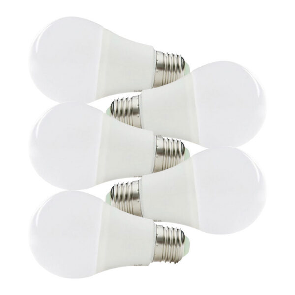 Pack 5 Bombillas LED E27 9W 1000Lm 6000ºK 40.000H [HO-ED-B3-E27-9W-CW-PK5-AP]