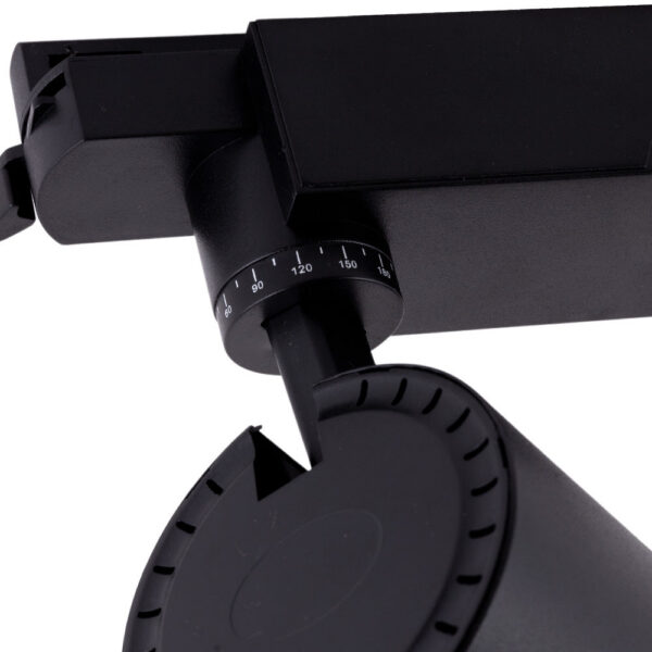 Foco de Carril LED  30W 2700Lm CRI90 4200ºK Monofásico 40.000H Antideslumbrante  [HO-FC-30W-AD-B-W]