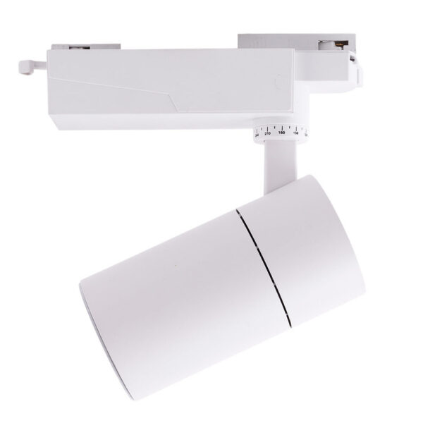 Foco de Carril LED  30W 2700Lm CRI90 4200ºK Monofásico 40.000H Antideslumbrante  [HO-FC-30W-AD-W-W]