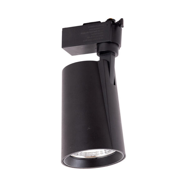 Foco de Carril LED 30W 2.700Lm CRI85 6000ºK Monofásico 40.000H [HO-FC-30W-B-CW]