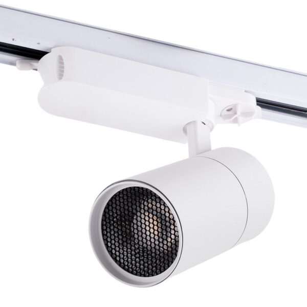 Foco de Carril LED  30W 2700Lm CRI90 4200ºK Trifásico 40.000H Antideslumbrante  [HO-FC-30W-AD-W-W]
