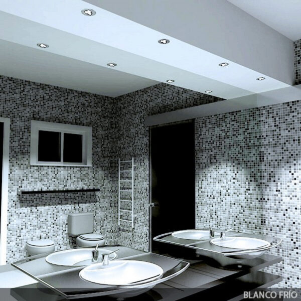 Foco Downlight LED 3W 300Lm 6000ºK Circular 40.000H [HO-LEDDOWN-3W-CW]