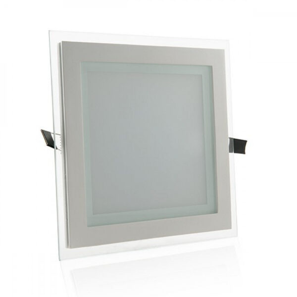 Foco Downlight LED 18W 1800Lm 6000ºK Cuadrado   Cristal 40.000H [HO-MB02-18W-CW]