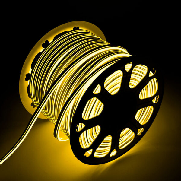 Tira LED Manguera "Neon Flex" 6W 6000ºK 220VAC 8x18mm Doble 120xSMD2835 6W/M x1M 40.000H  [HO-NSPVC8x16DOY220CW]