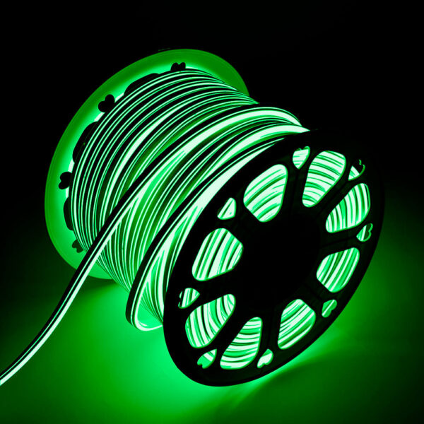 Tira LED Manguera "Neon Flex" 6W 6000ºK 220VAC 8x18mm Doble 120xSMD2835 6W/M x1M 40.000H  [HO-NSPVC8x16DOY220CW]