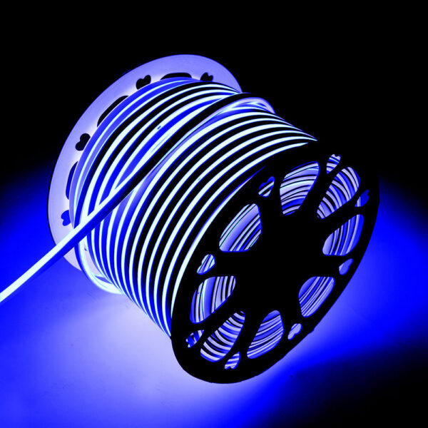Tira LED Manguera "Neon Flex" 6W 6000ºK 220VAC 8x16mm Simple 120xSMD2835 6W/M x1M 40.000H  [HO-NSPVC8x16SOY220CW]