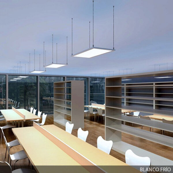 Panel LED 22W 2.100Lm 6000ºK 60x30Cm Marco Blanco 40.000H [HO-PAN30060022W-MB-CW