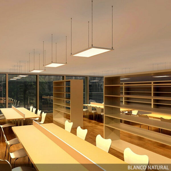 Panel LED 22W 2.100Lm 6000ºK 60x30Cm Marco Blanco 40.000H [HO-PAN30060022W-MB-CW