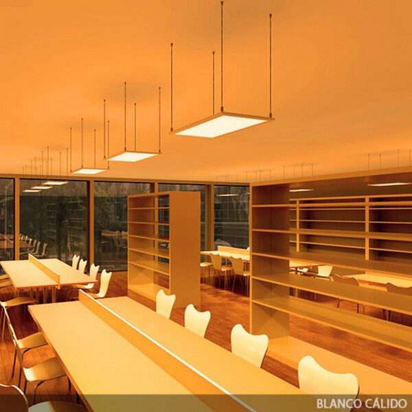 Panel LED 22W 2.100Lm 6000ºK 60x30Cm Marco Blanco 40.000H [HO-PAN30060022W-MB-CW