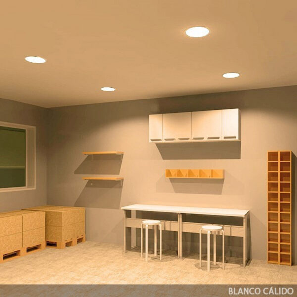 Placa LED 25W 2500Lm 6000ºK Circular 40.000H [HO-RDP16-25W-CW]