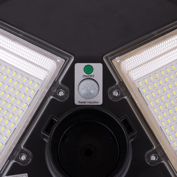 Luminaria Solar LED 90W 9000Lm 6000ºK IP67 Panel: 6V 18W Batería: 3,2V 15000MaH