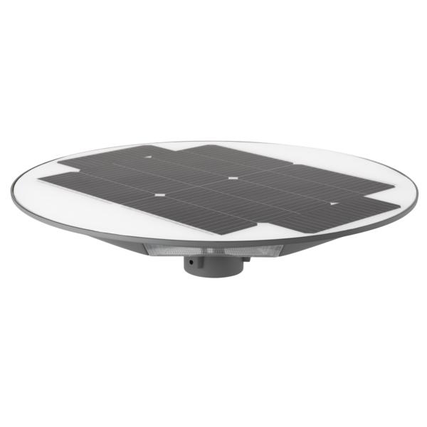 Luminaria Solar LED 150W 15000Lm 6000ºK IP67 Panel: 6V 18W Batería: 3,2V 15000MaH Gris