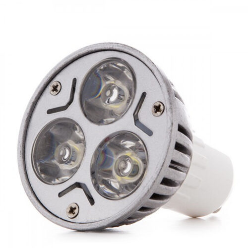 Bombilla LED GU10 3W 300Lm 6000ºK 40.000H [JL-GU10-3X1W-A-CW]