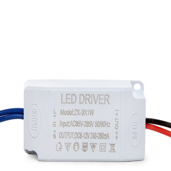 Luz LED Empotrable 2W 180Lm 6000ºK "Angela" Circular Ø36Mm 40.000H [JN-S003-C-CW]