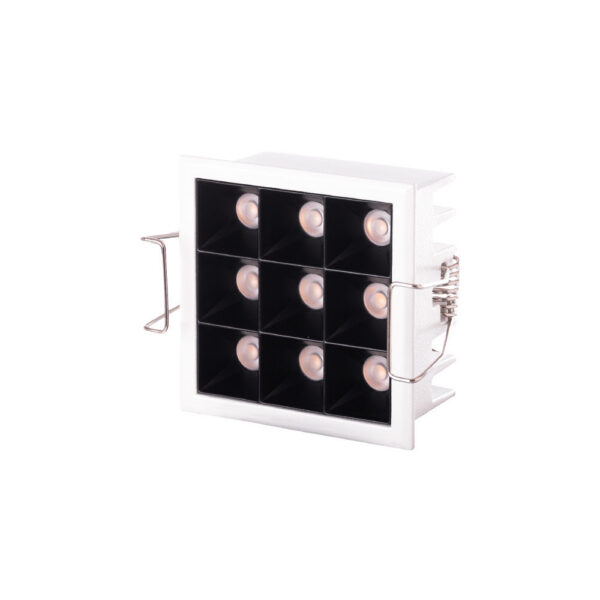 Foco Downlight LED 10W  765Lm 4200ºK Rectangular PRO SMD3030 40.000H [JW-10W-M-W]