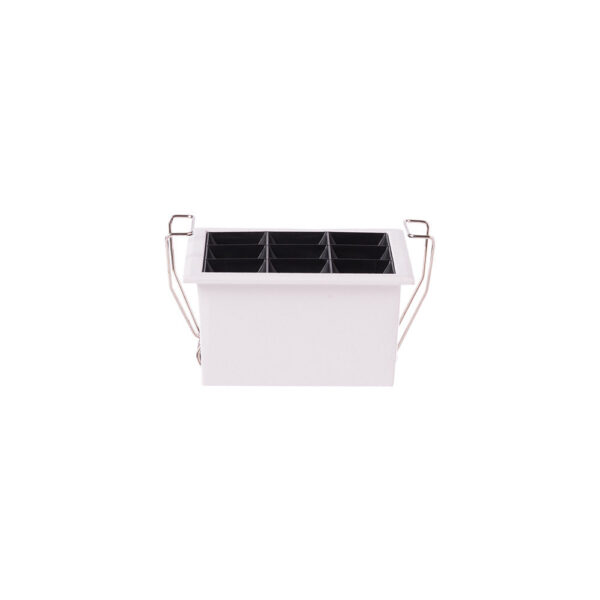 Foco Downlight LED 10W  765Lm 4200ºK Rectangular PRO SMD3030 40.000H [JW-10W-M-W]