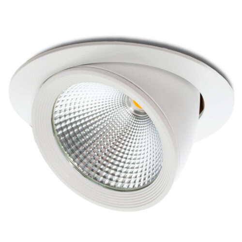 Foco Downlight LED 40W  4000Lm 4200ºK Orientable UGR17 50.000H [JW-40W-G-W]