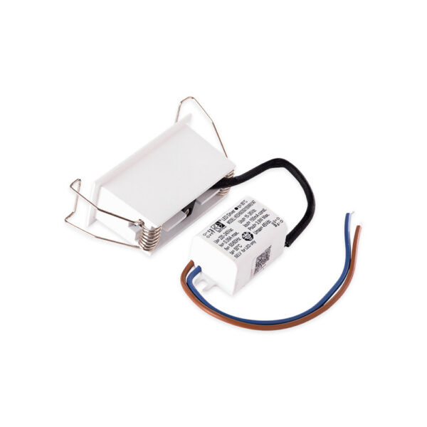 Foco Downlight LED 4W 306Lm 4200ºK Rectangular PRO SMD3030 50.000H [JW-4W-M-W]