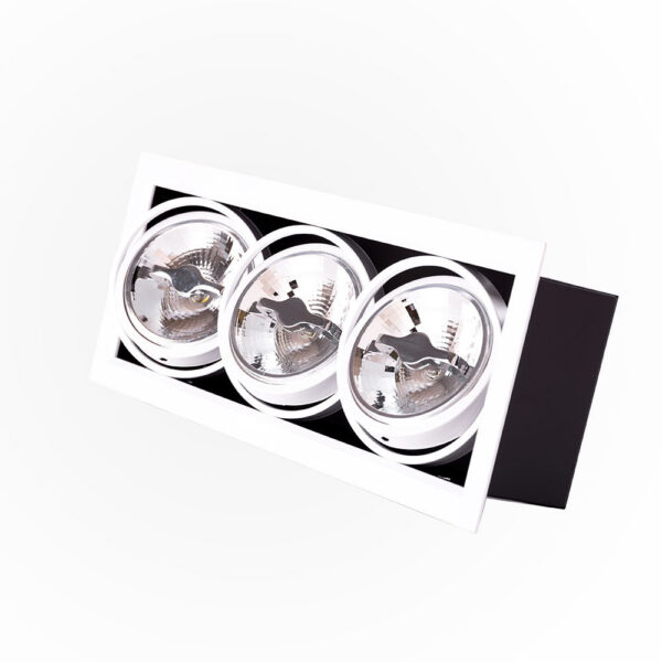 Foco Downlight Cardan LED 36W 3.600Lm 6000ºK CREE RA►90 40.000H [JW-CAR-LED-3x12W-CW]