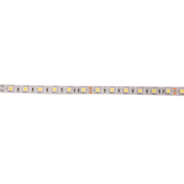 Tira LED 300 x SMD5050 14,4W/M 24VDC IP20 5M x 5M-Blanco Cálido