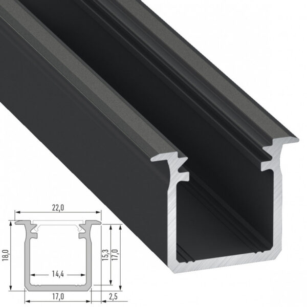 Perfíl Aluminio Tipo G 2,02M